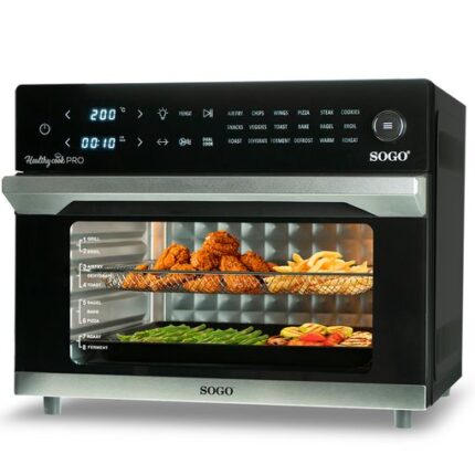 Freidora, Horno, Deshidratador y Asador 4 en 1 Sogo Healthy Cook Pro